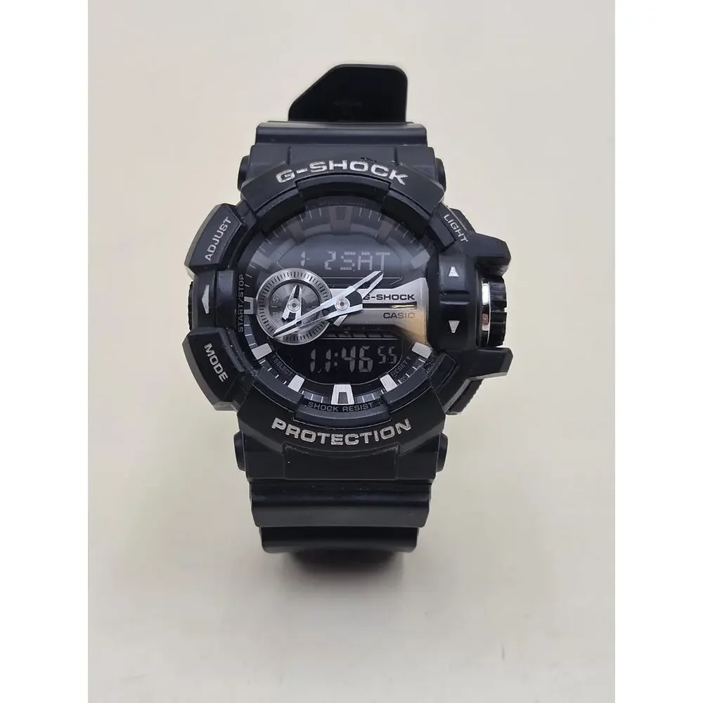 Casio G-Shock GA-100GB Black Gold Analog Digital Men's Wristwatch 5398